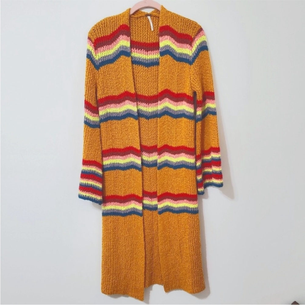 Free People Winding Road Long Sweater in Excellent Condotion - Picture 3 of 4